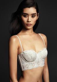 Ming Xi in lingerie