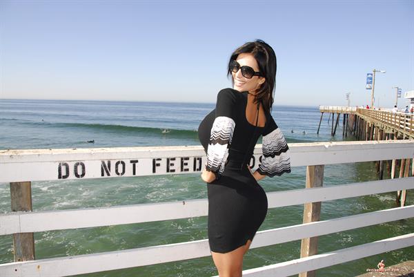 Denise Milani Snapshots - Pier