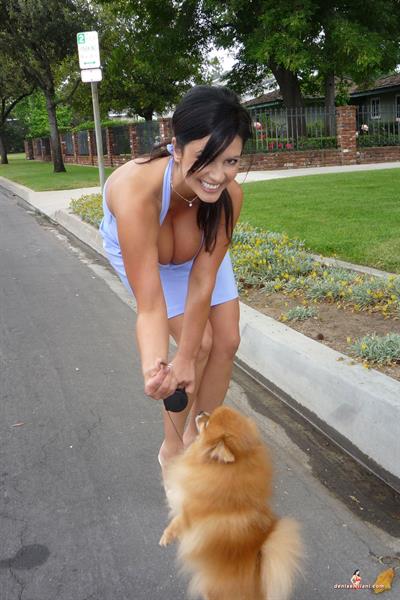 Denise Milani Snapshots - DogWalk