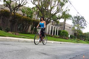 Denise Milani Snapshots - Bicycle