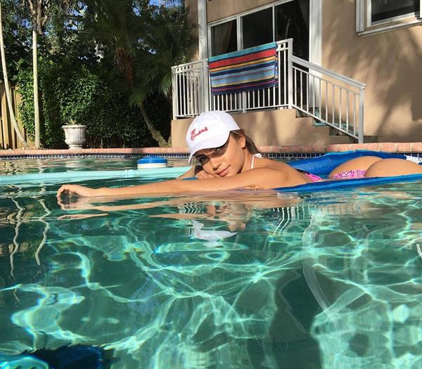 Camila Bernal in a bikini