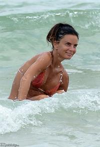 Gabrielle Anwar in a bikini