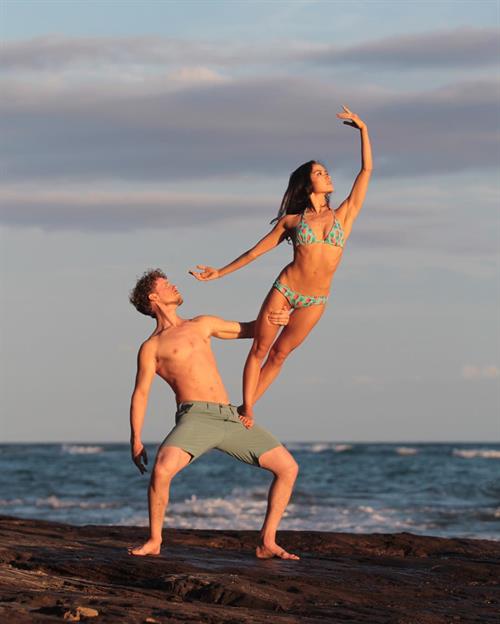 Madison Chock in a bikini