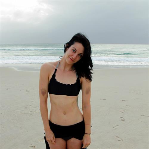 Roz Groenewoud in a bikini