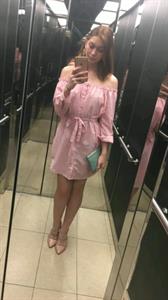 Jean Champion taking a selfie