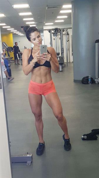 Michelle Lewin taking a selfie