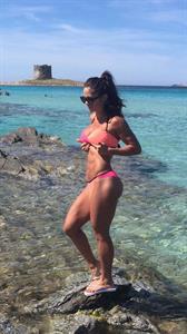 Michelle Lewin in a bikini