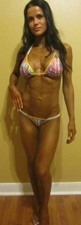 Siliana Gaspard in a bikini