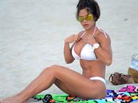 Michelle Lewin in a bikini