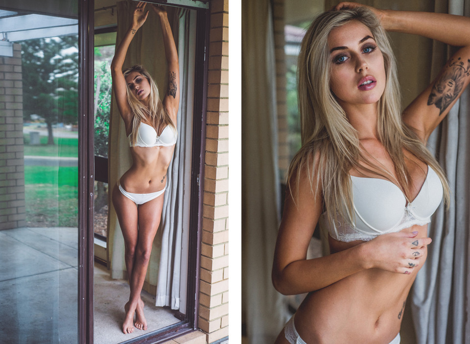 Paige Marie Evans in lingerie