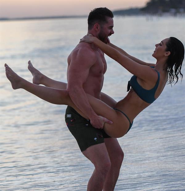 Hope Beel in a bikini