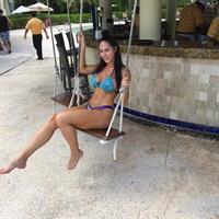 Hope Beel in a bikini