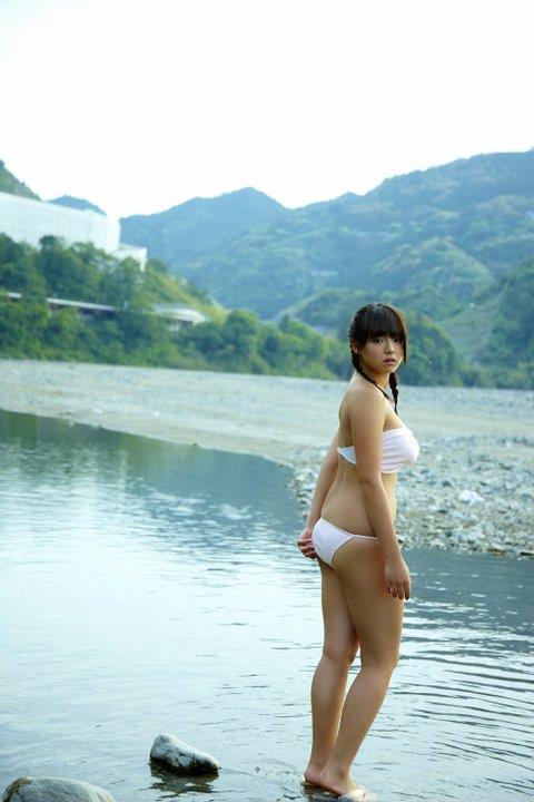 Ai Shinozaki in a bikini