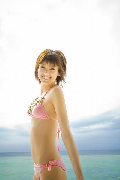 Akina Minami in a bikini