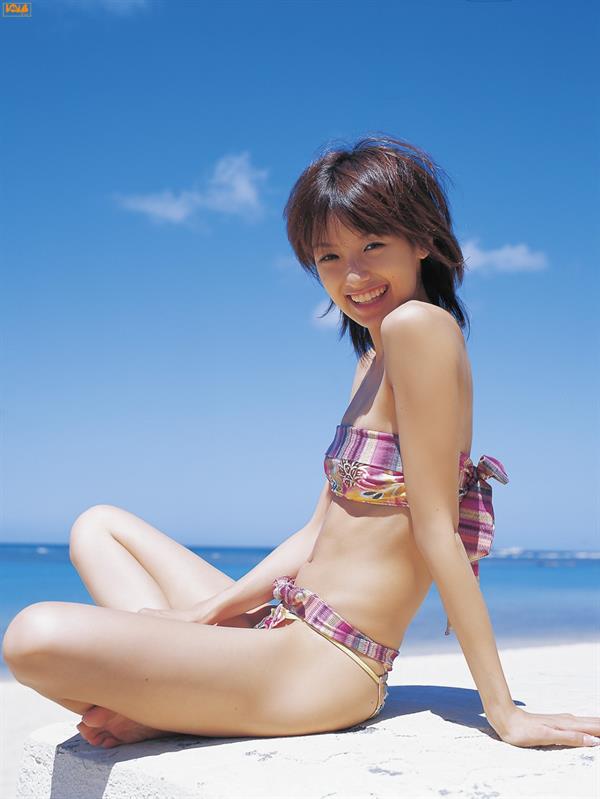 Akina Minami in a bikini