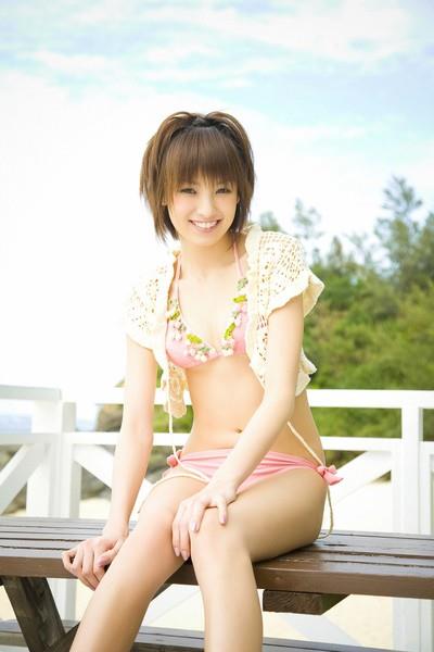 Akina Minami in a bikini