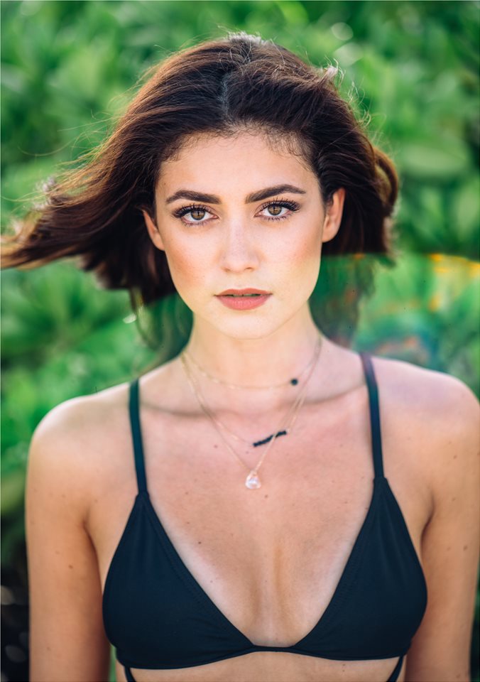 Sabrina Brown in a bikini