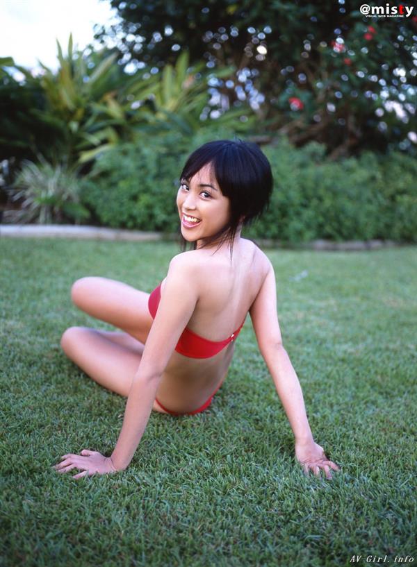 Anna Kawamura in a bikini