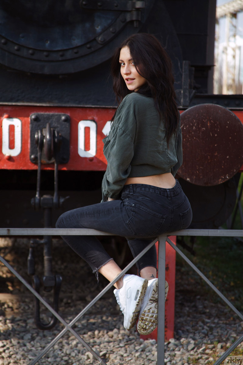 Vincenza Boscone Shows Small Tits