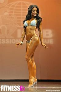 Abbie Burrows in a bikini