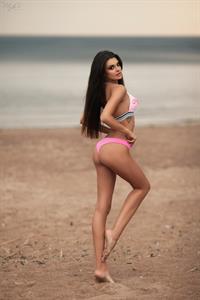 Yulia Kaunova in a bikini - ass