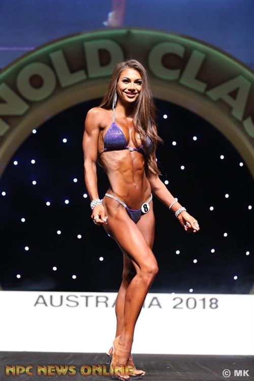 Janet Layug in a bikini