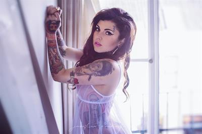 Anonymous in lingerie