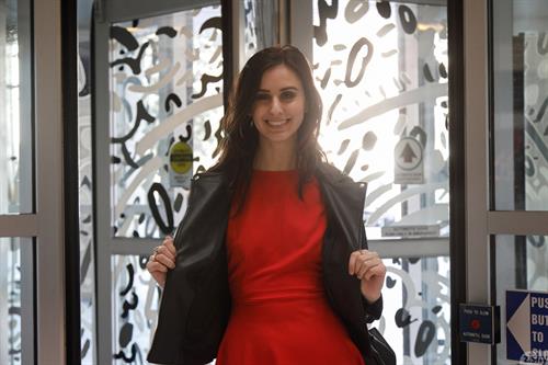 Jasmine Simco in Red