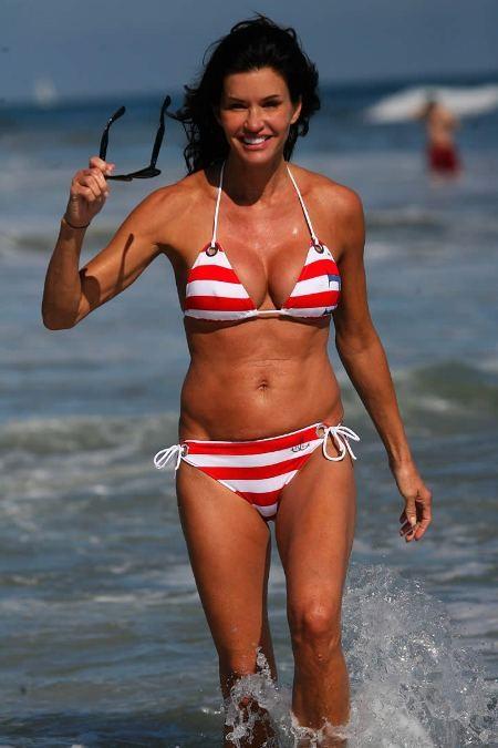 Janice Dickinson in a bikini