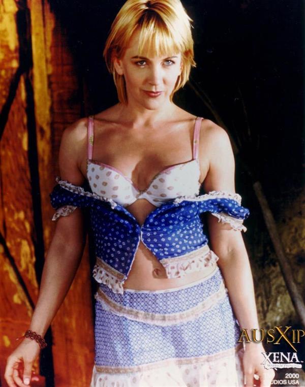 Renee O'Connor in lingerie