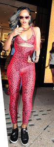 Rihanna - Shows off her toned physique in London in a $198 Adidas Originals Opening Ceremony (19.07.2013) 