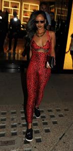 Rihanna - Shows off her toned physique in London in a $198 Adidas Originals Opening Ceremony (19.07.2013) 