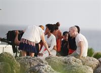 Rihanna poses on a photoshoot in Barbados - August 4, 2013 