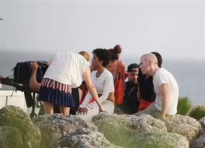 Rihanna poses on a photoshoot in Barbados - August 4, 2013 