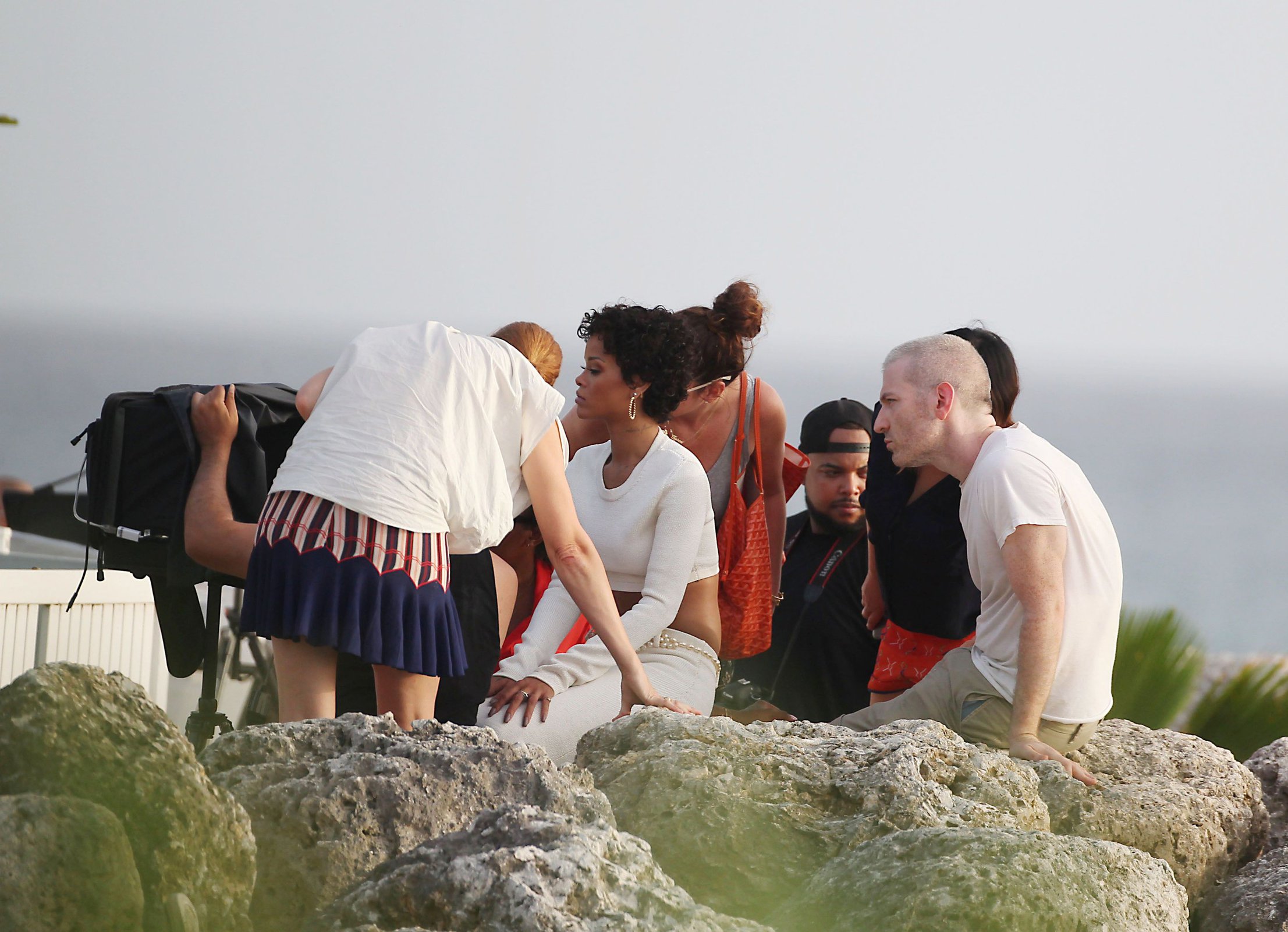 Rihanna poses on a photoshoot in Barbados - August 4, 2013 