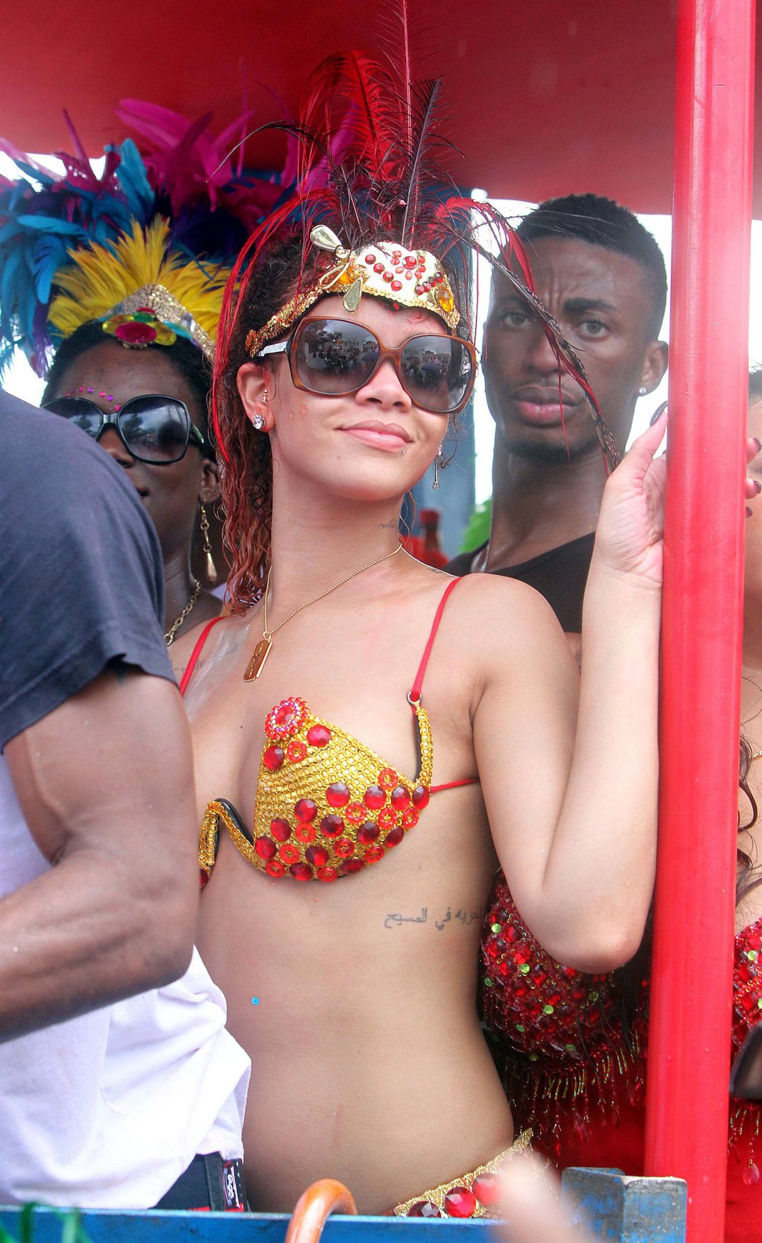 Rihanna - Kadooment parade in Barbados 8/1/11  