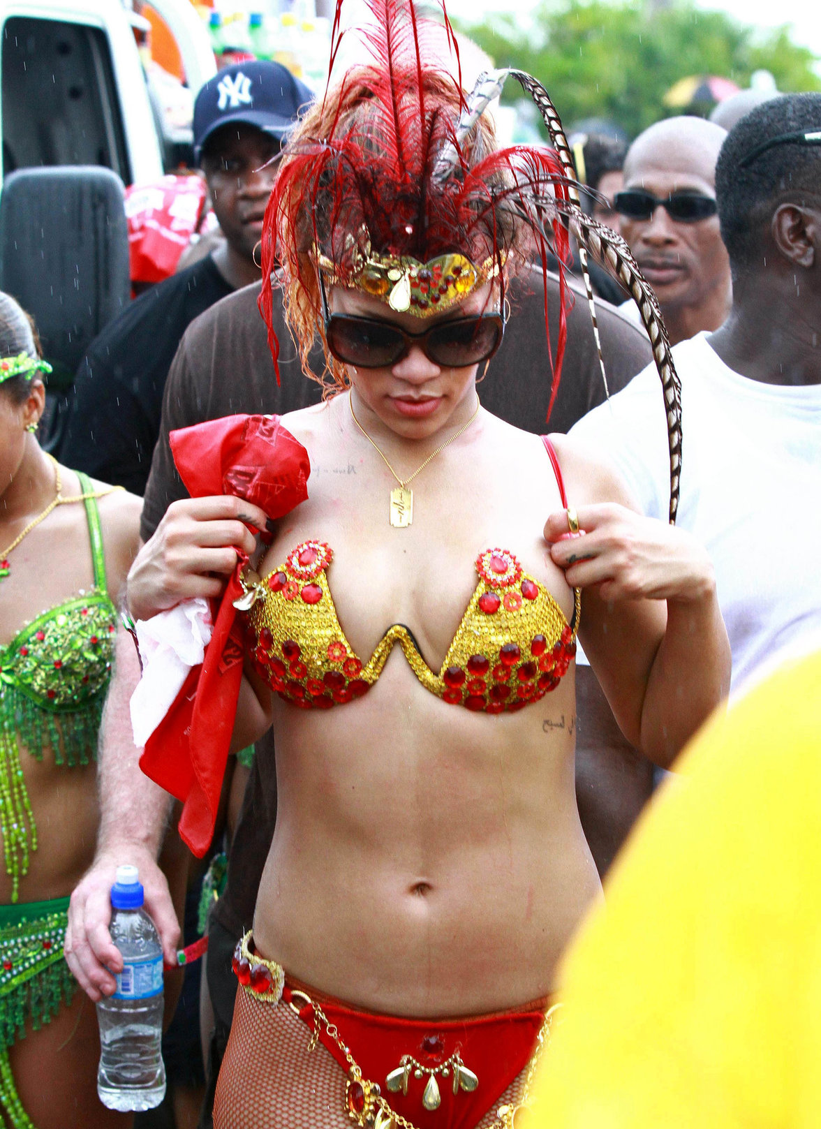 Rihanna - Kadooment parade in Barbados 8/1/11  