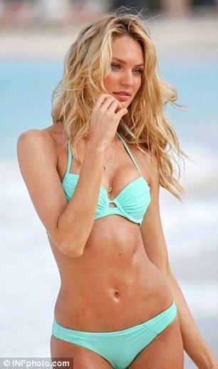 Candice Swanepoel in a bikini