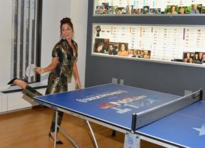 Sarah Shahi Visits Sirius M Studios, September 19, 2013 