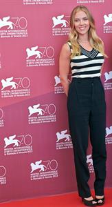 Scarlett Johansson Under The Skin Photocall in Venice 9/3/2013 