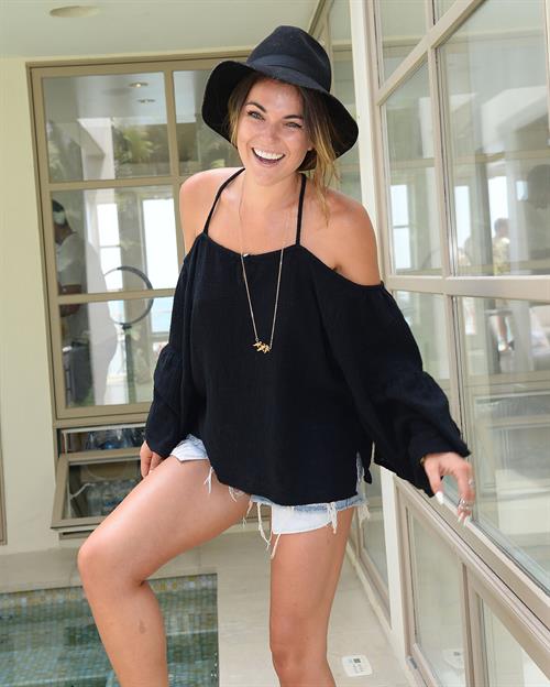 Serinda Swan Revolve Clothing Beach House Launch in Malibu, July 6, 2013 