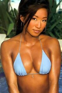 Gail Kim in a bikini