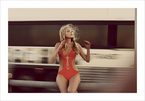 Elsa Hosk in a bikini