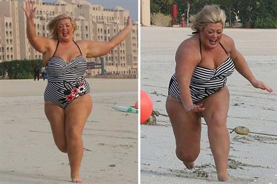 Gemma Collins in a bikini