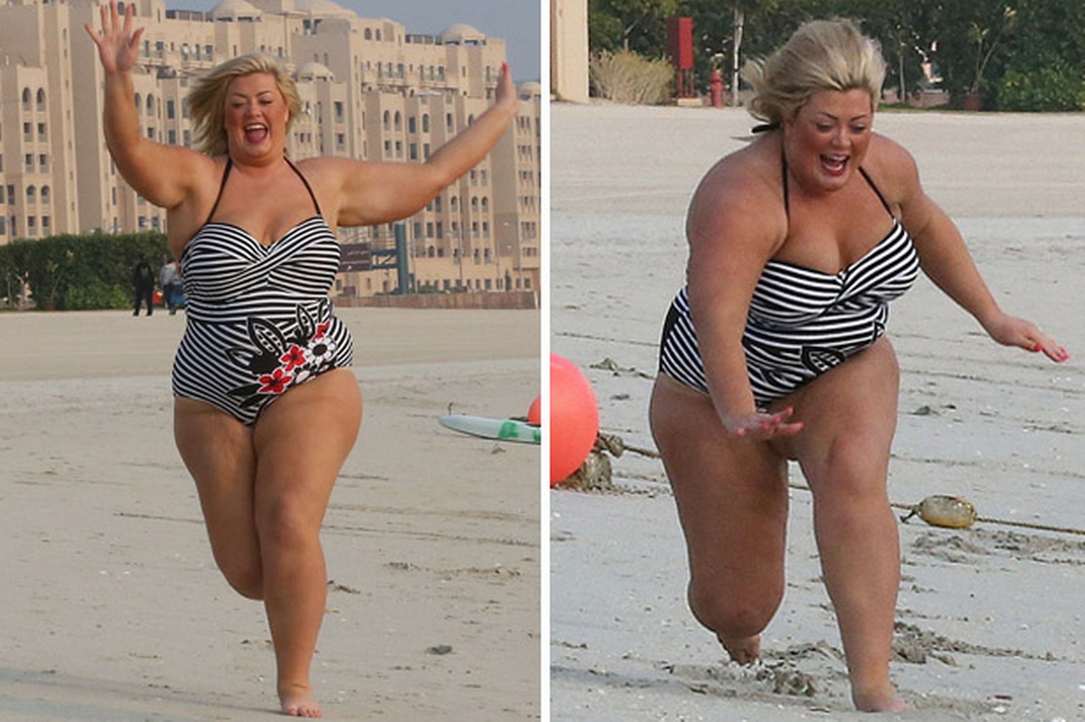 Gemma Collins in a bikini
