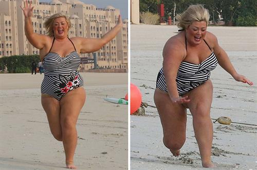Gemma Collins in a bikini