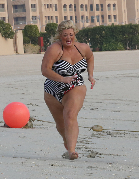 Gemma Collins in a bikini