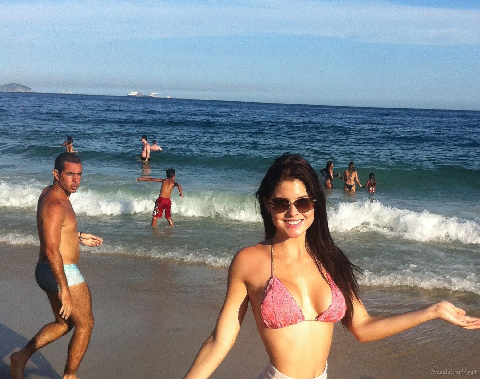 Amanda Cerny in a bikini