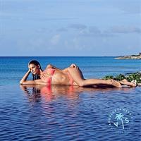 Lily Aldridge in a bikini