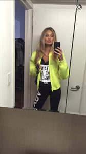 Romee Strijd taking a selfie